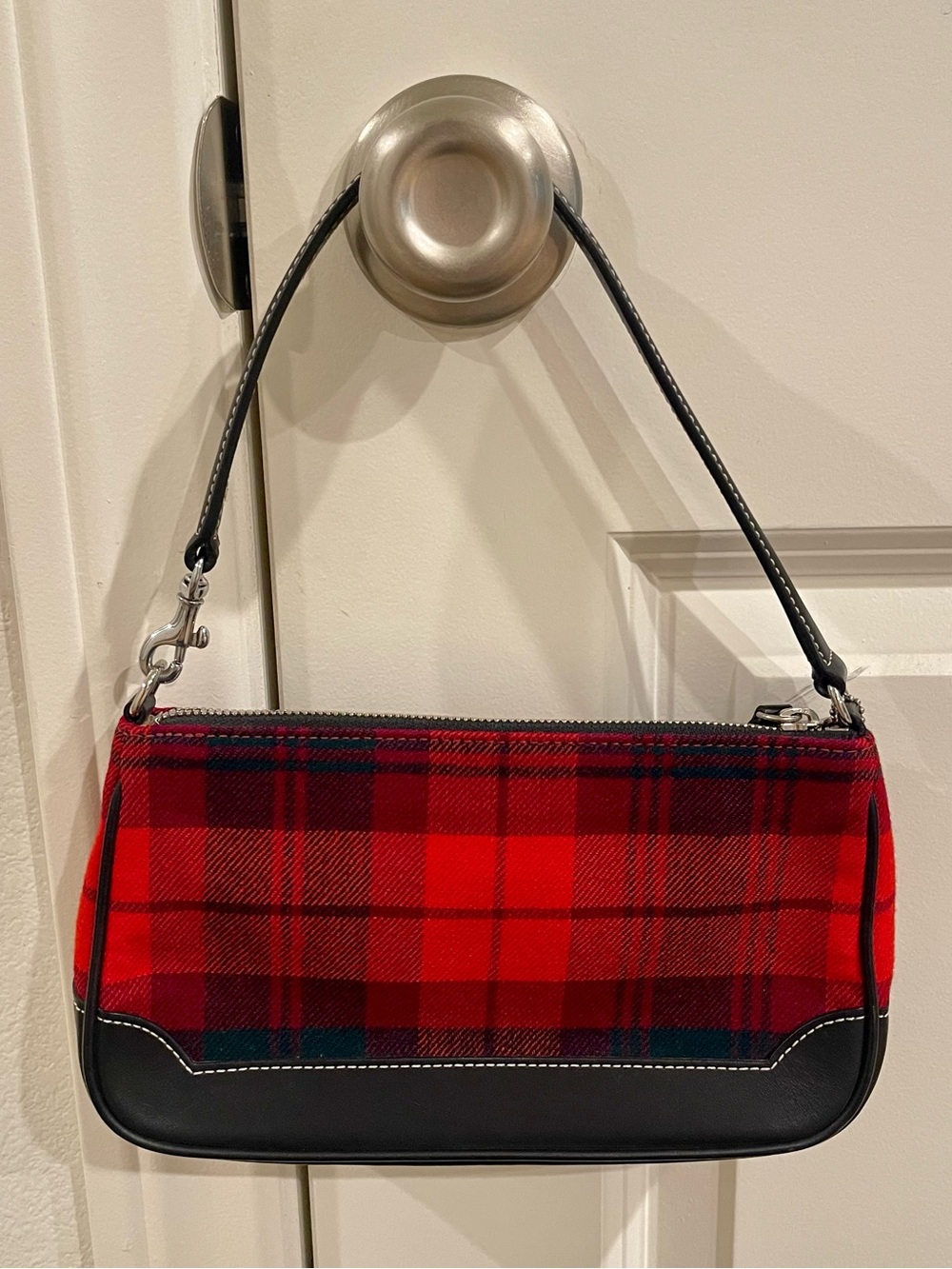 vintage coach plaid mini demi bag - Picture 3 of 5